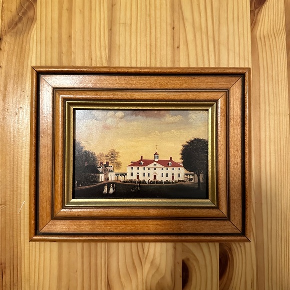 Mount Vernon Home George Washington Fine Art Framed Print Picture Sullins House - Picture 2 of 12